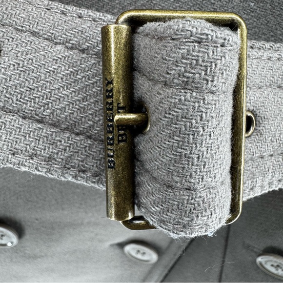 Burberry Double-Breasted wool cashmere Trench Coat with belt sz2 - Picture 6 of 16